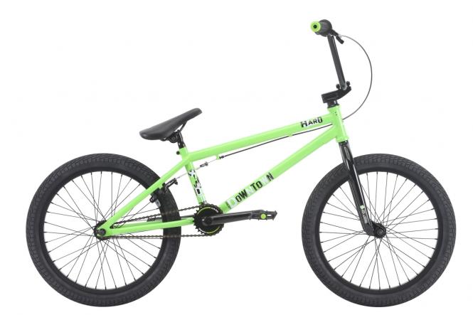 Haro Bikes "Downtown" 2018 BMX Bike - lime green 